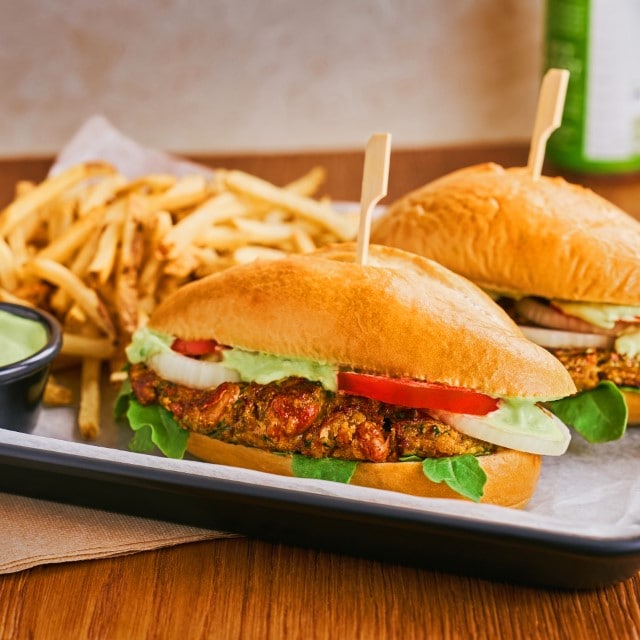 Dýňo-fazolový burger