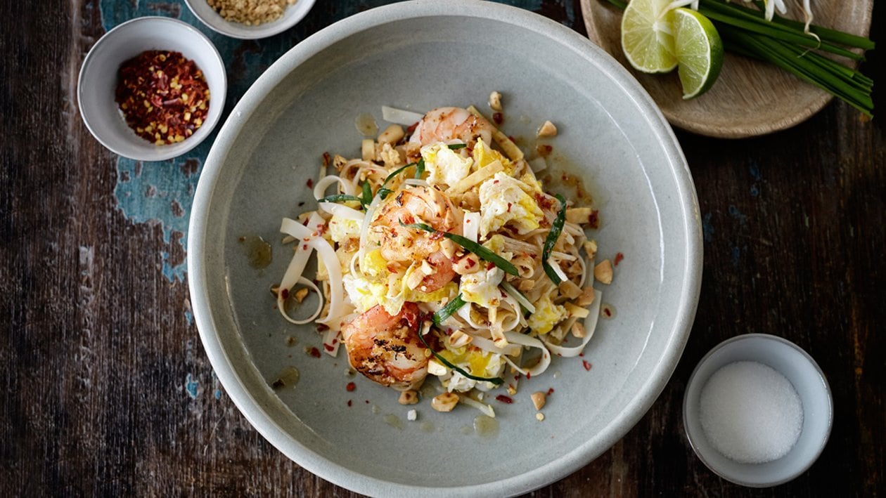 Pad Thai — asijské nudle s krevetami – - Recept