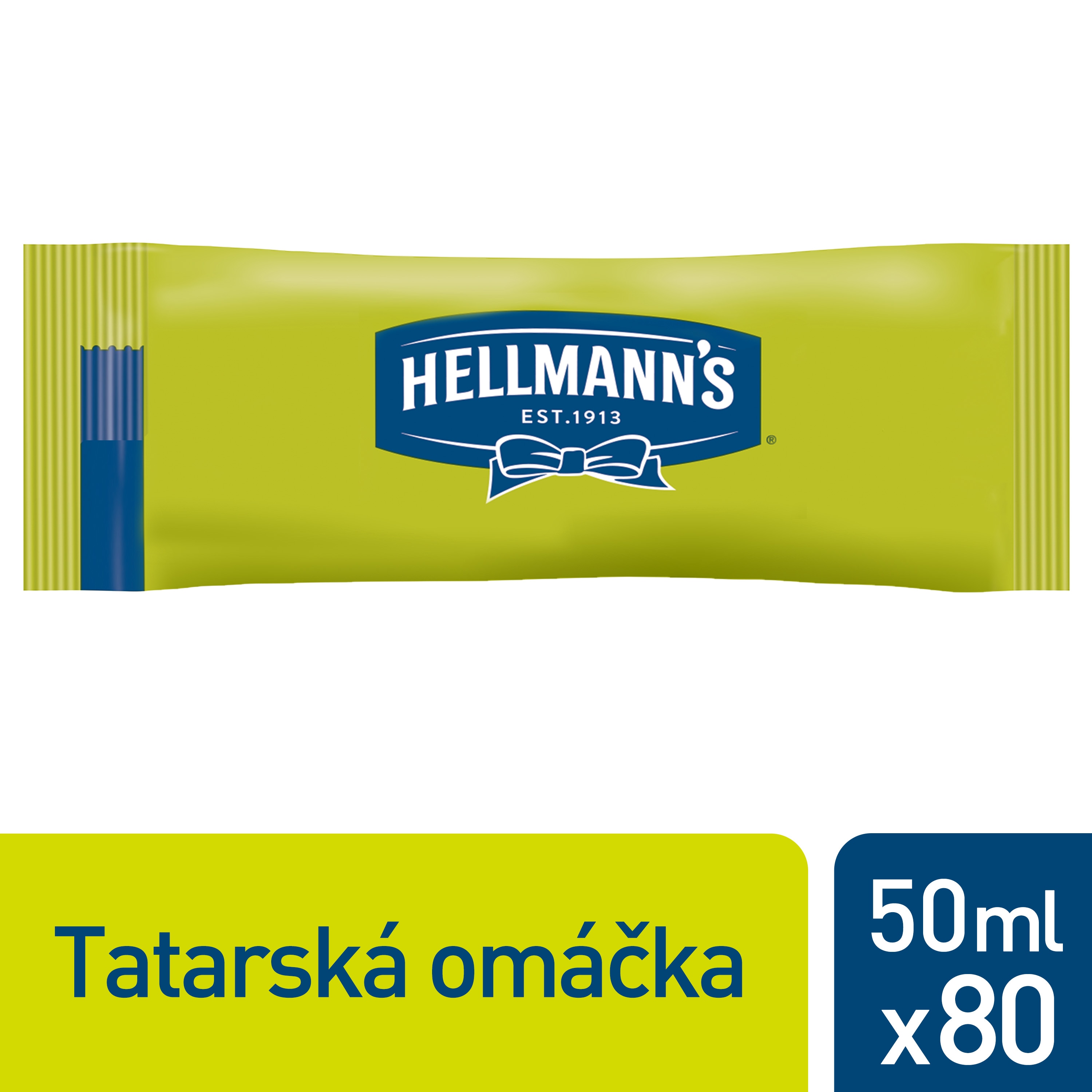 Hellmann's Tatarská omáčka porcovaná 50 ml - Velmi oblíbená tatarská omáčka.