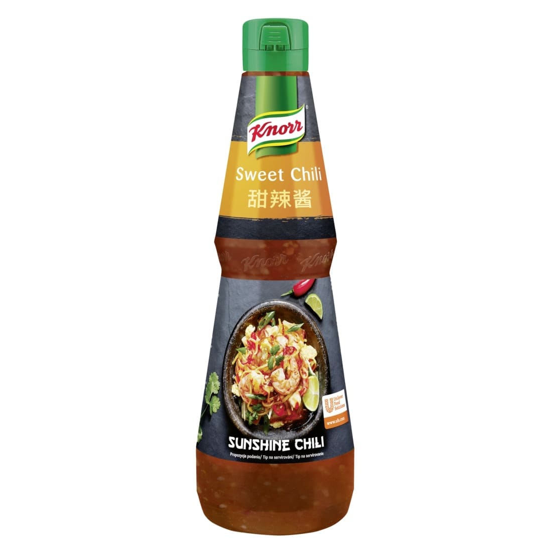 Knorr Sunshine Chilli - Pikantní omáčka 1 l - Řada asijských omáček Knorr - jednoduchá cesta pro přípravu chutných orientálních pokrmů.