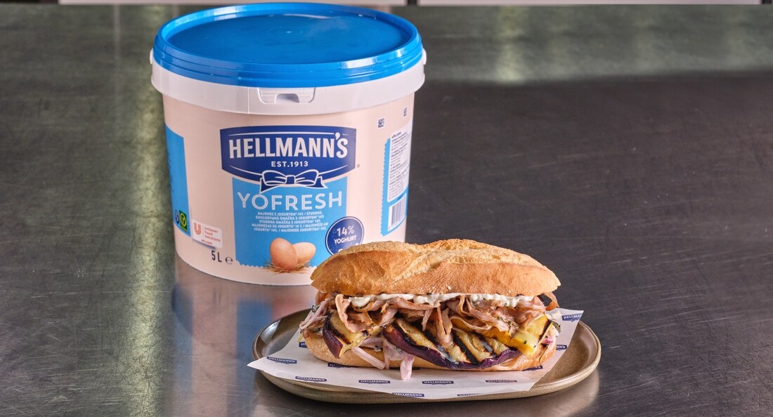 Yofresh Jehněčí ciabatta s grilovanou zeleninou a omáčkou YoFresh