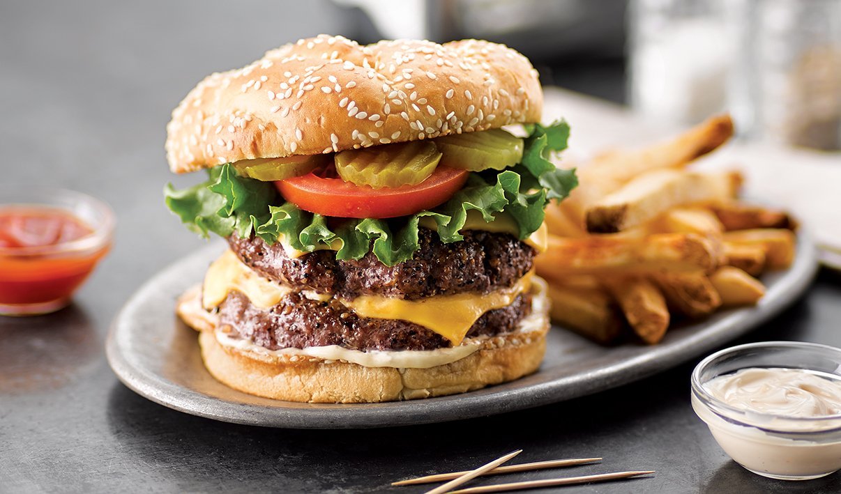 Americký hamburger – - Recept