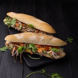 Banh Mi vepřová bageta Banh Mi vepřová bageta