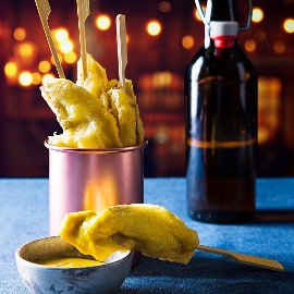 Tempura z žampionů Portobello