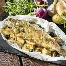 Trota al cartoccio - Pstruh v papilotě