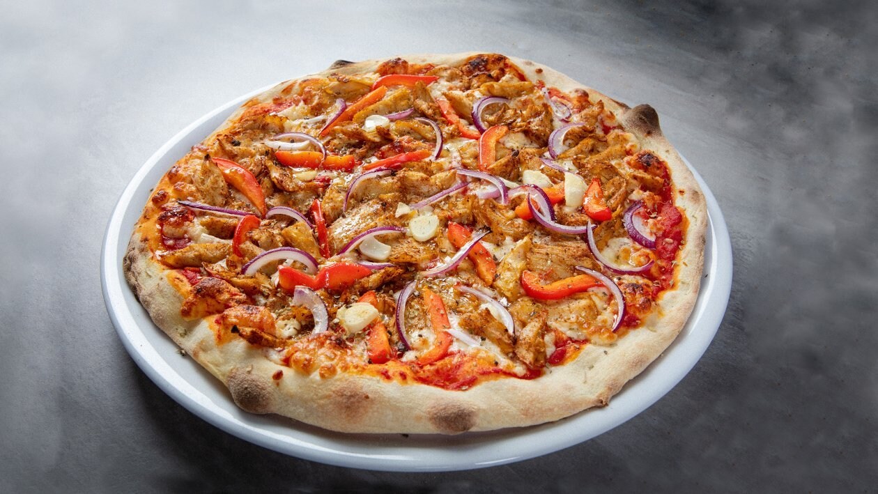 Veganská pizza - Kebab Veganská pizza - Kebab