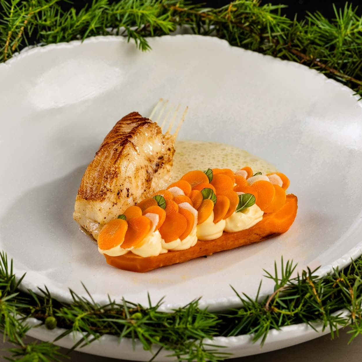 Smažený halibut v citrusovém nálevu