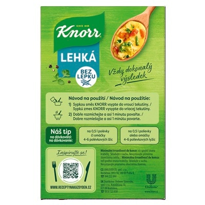 Knorr Hotová lehká směs k zahuštění bez tuku 250g - 
