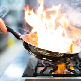 Běžná riziková místa v restauraci