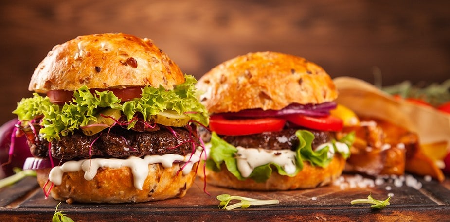 Burgery v menu 