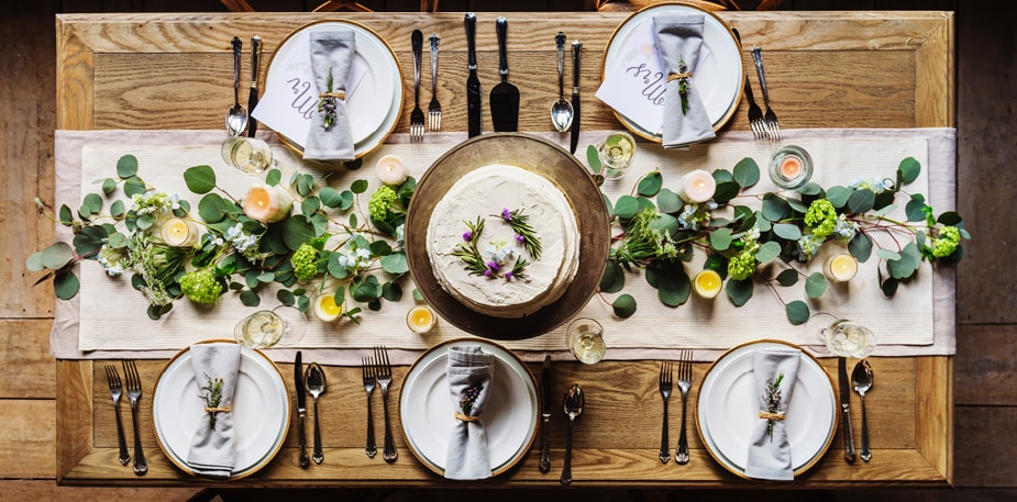 Letní dekorace pro catering