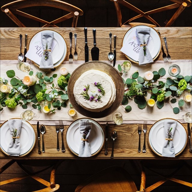 Letní dekorace pro catering