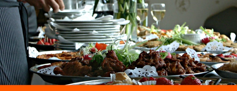 Aranžování studených bufetových stolů