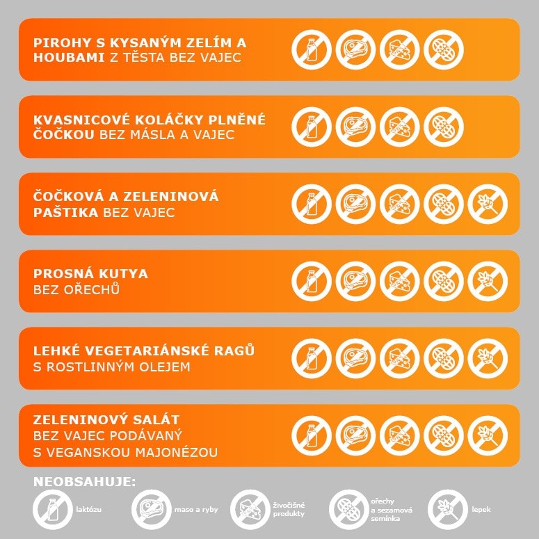 Menu pro děti a seniory