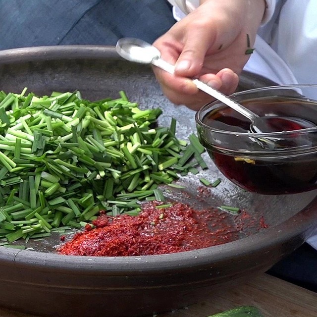 Čerstvé korejské kimchi Čerstvé korejské kimchi