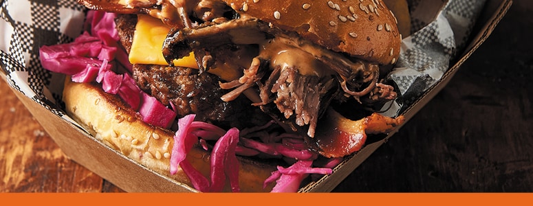 Gastro obaly na burgery s sebou či k rozvozu