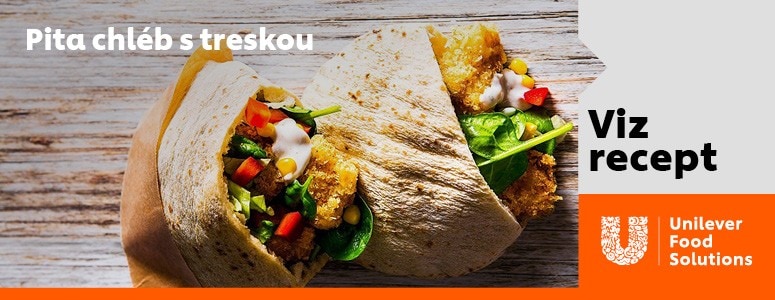 Pita chleb s treskou